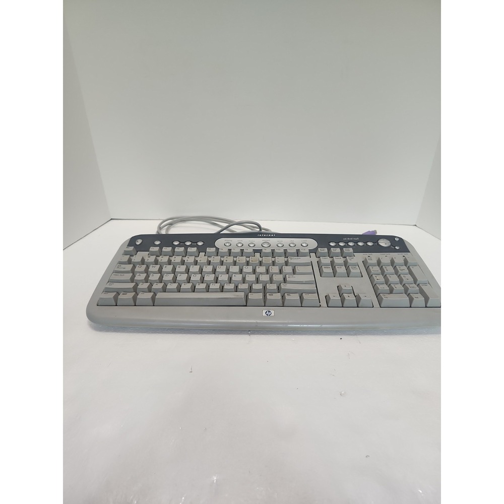Vintage HP Internet Wired Computer Keyboard‎ Model 5181 PS/2